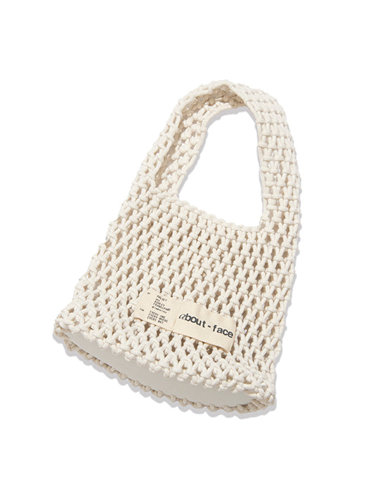about face Mini Crochet Tote