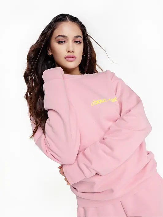 about face MOODY MAUVE CREWNECK Large