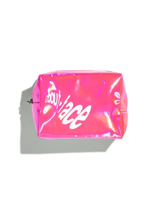 about face PINK COSMETIC BAG