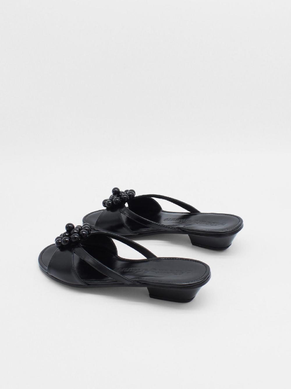 About Arianne Flora Black Sandals