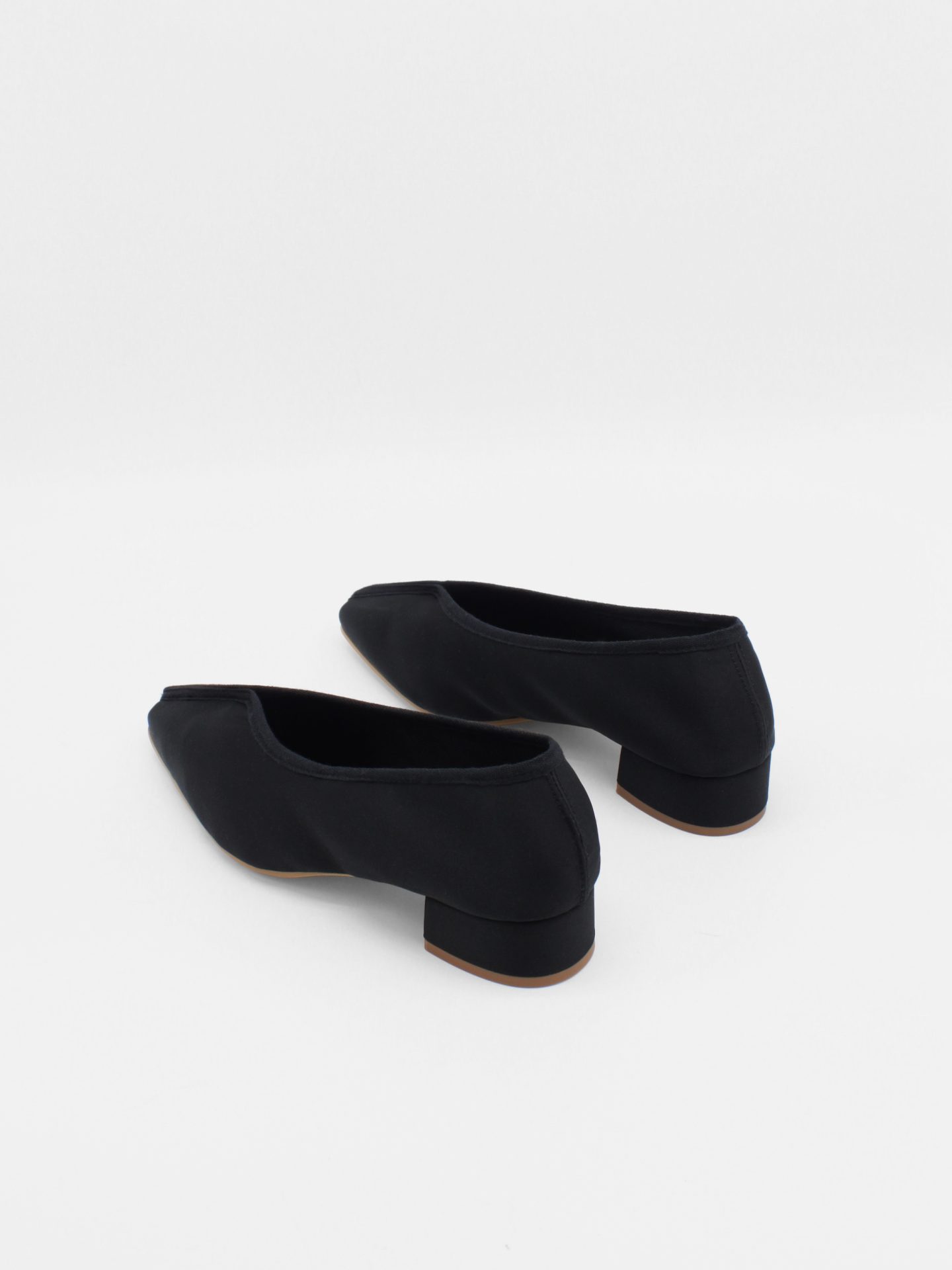 About Arianne Gina Satin Black Vegan