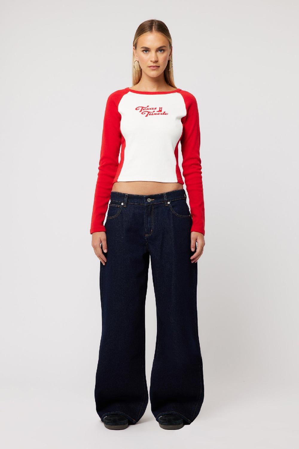 Abrand 90s Rib Raglan LS Tee