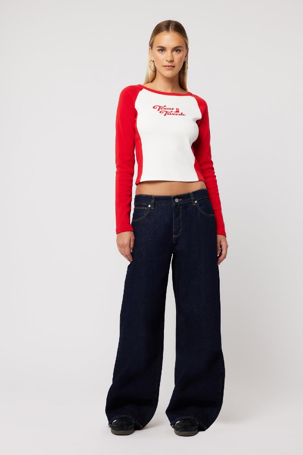 Abrand 90s Rib Raglan LS Tee