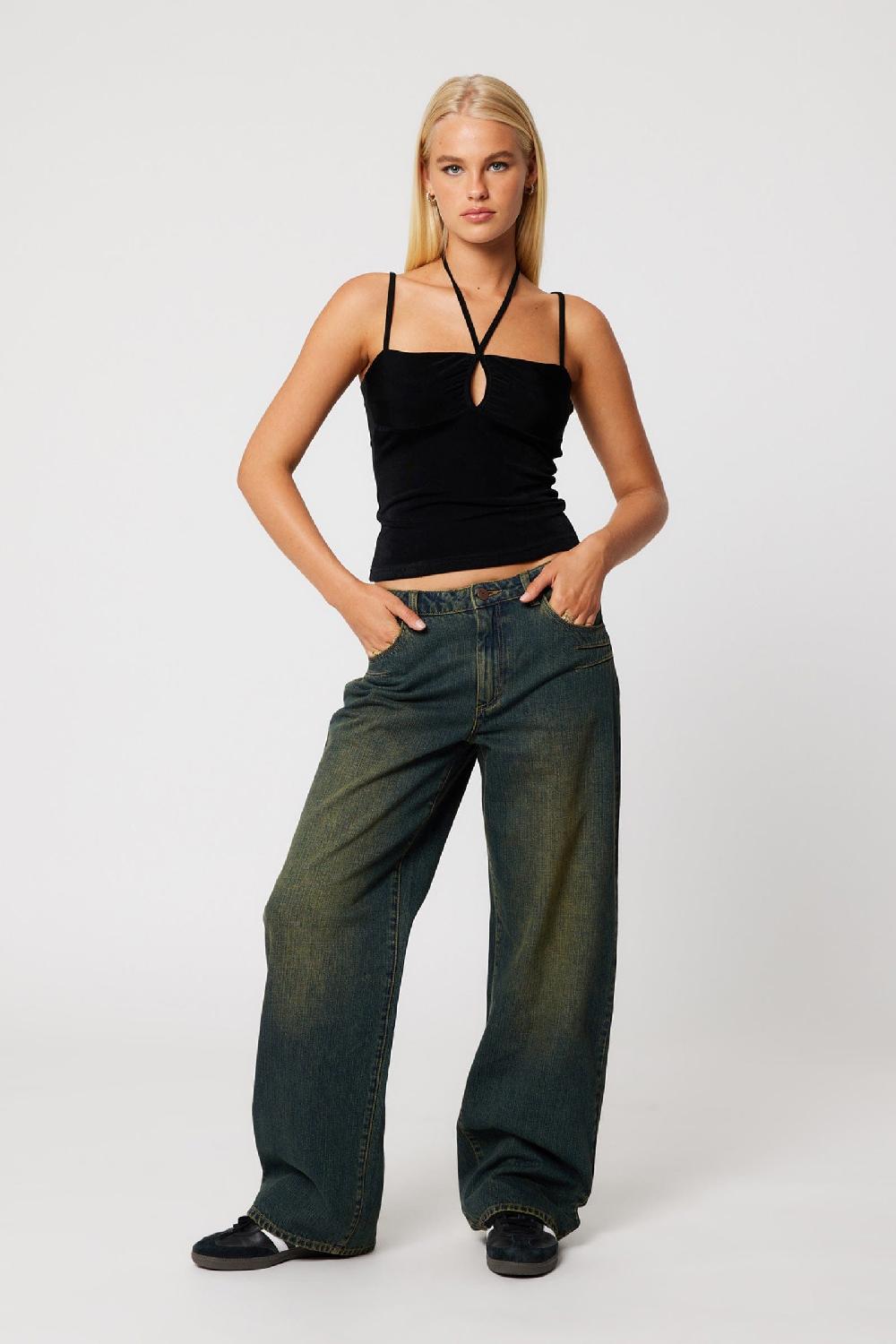 Abrand 95 Mid Baggy Zip Xena