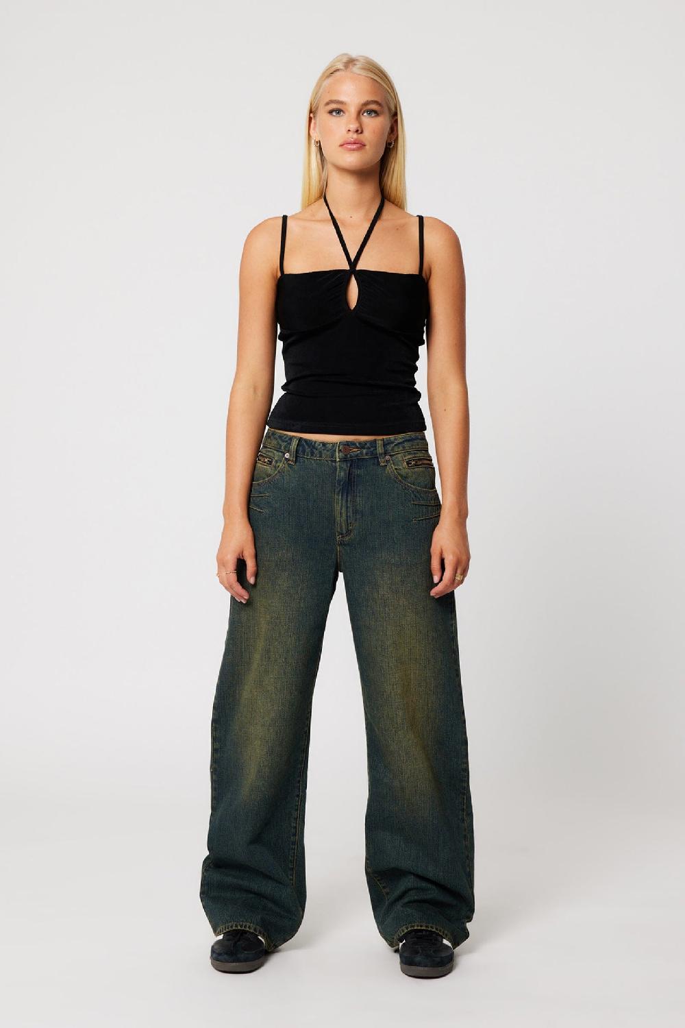 Abrand 95 Mid Baggy Zip Xena