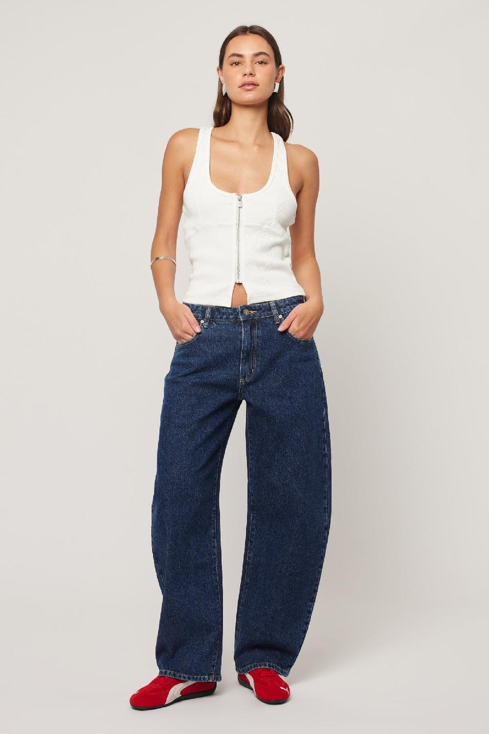 Abrand 95 Mid Barrel Jean Tara