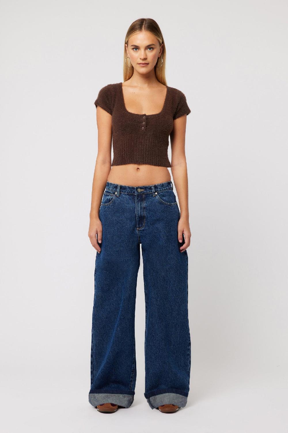 abrand 95 Mid Super Baggy Tara Turn Up