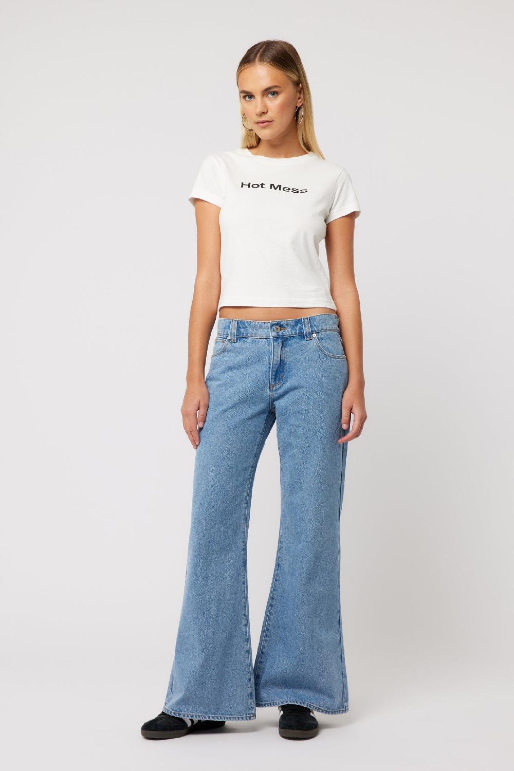 Abrand 99 Low Baggy Flare Gigi