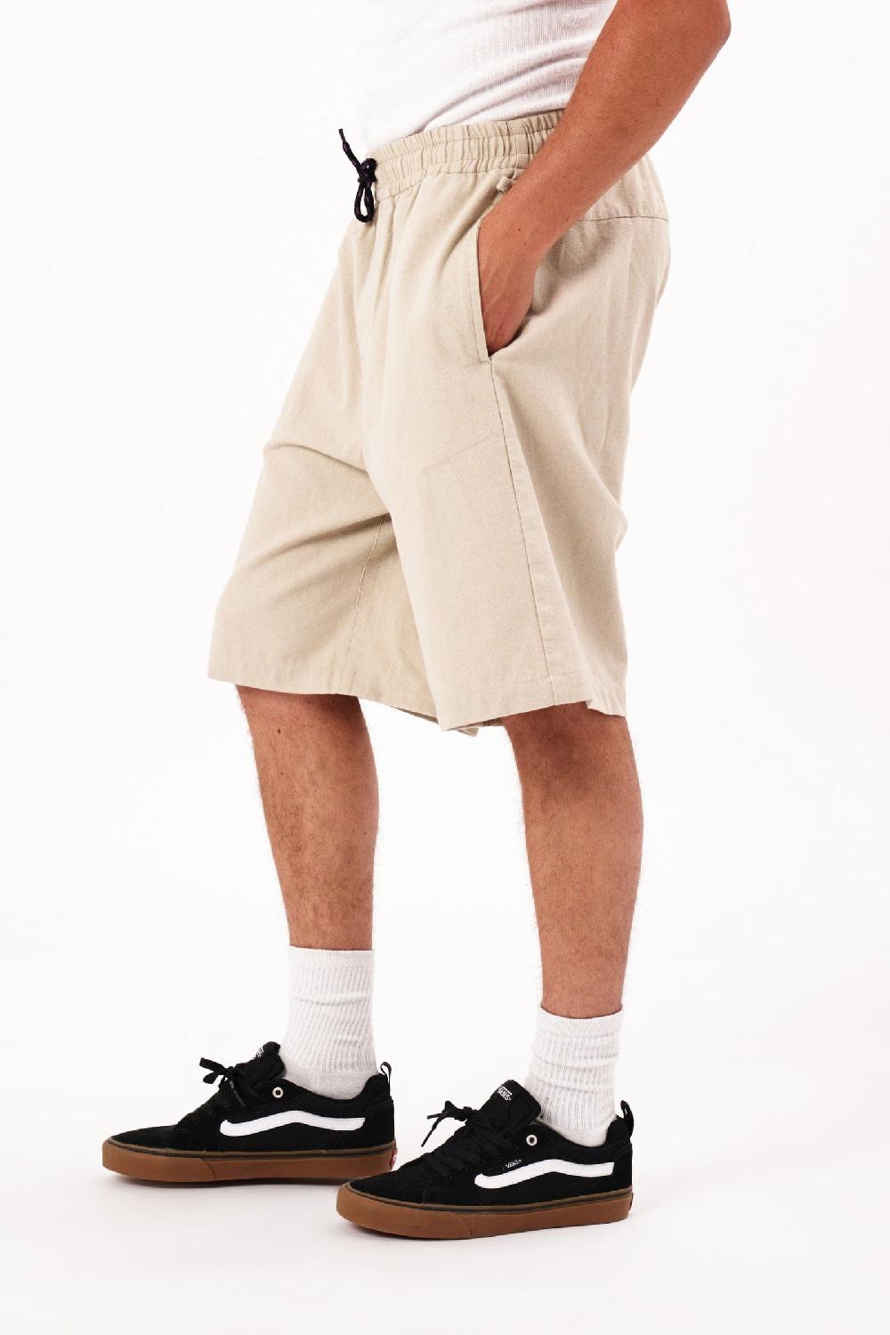 Abrand A5 Toretto Canvas Short - Flat White
