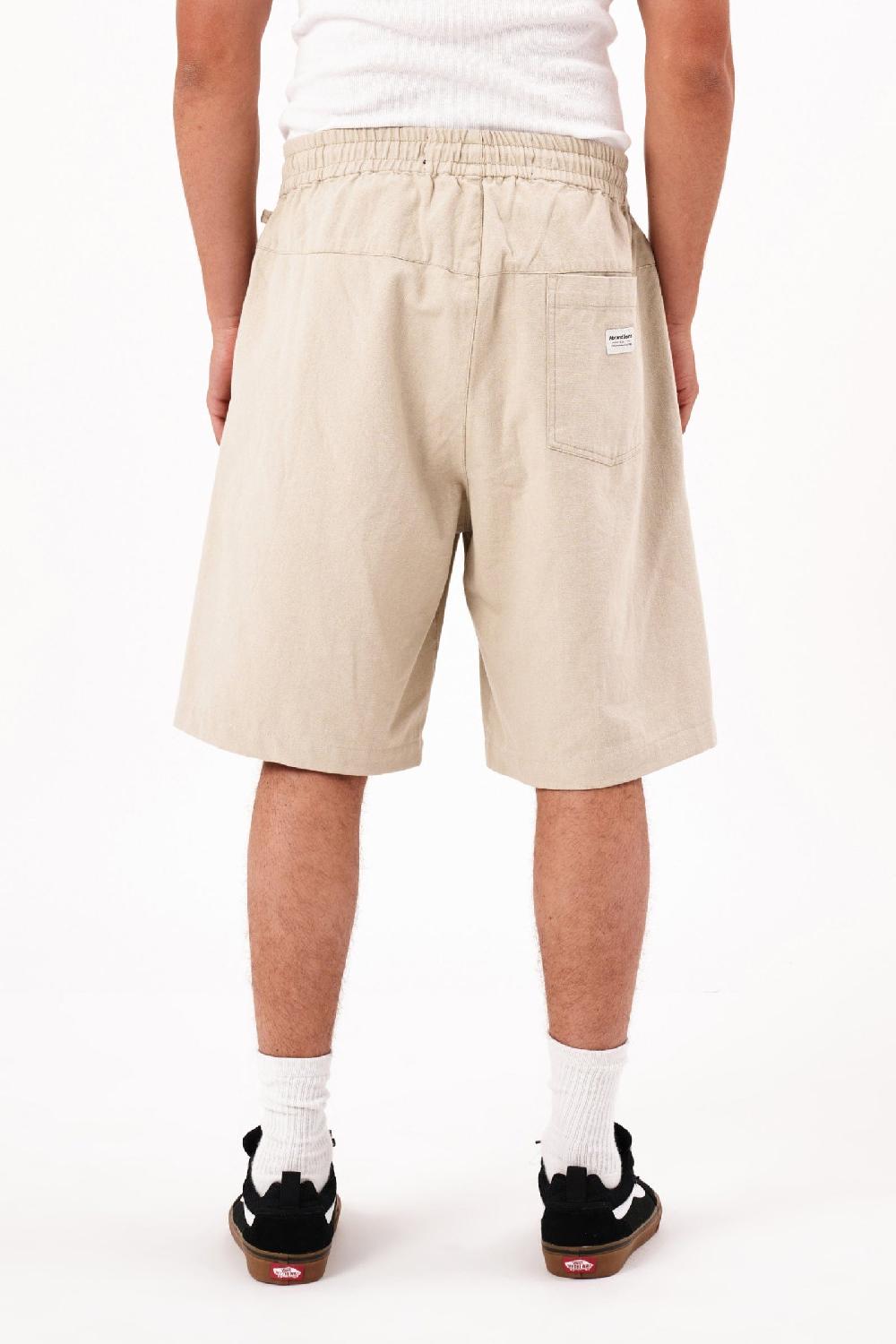 Abrand A5 Toretto Canvas Short - Flat White