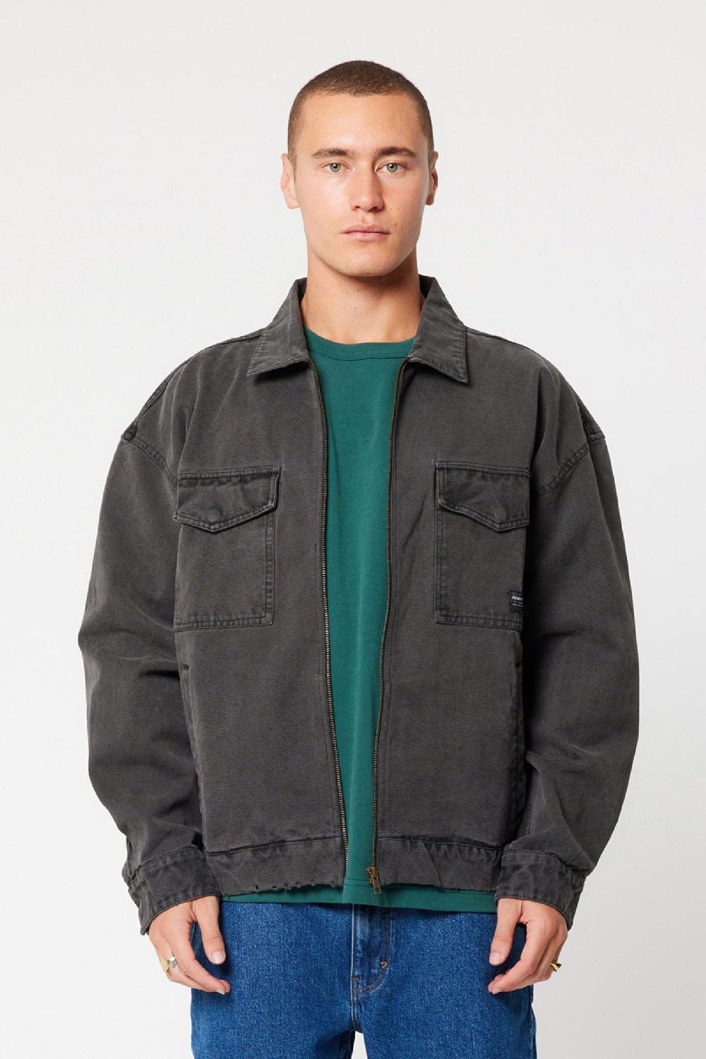 Abrand A6 Toretto Canvas Jacket Black Magic