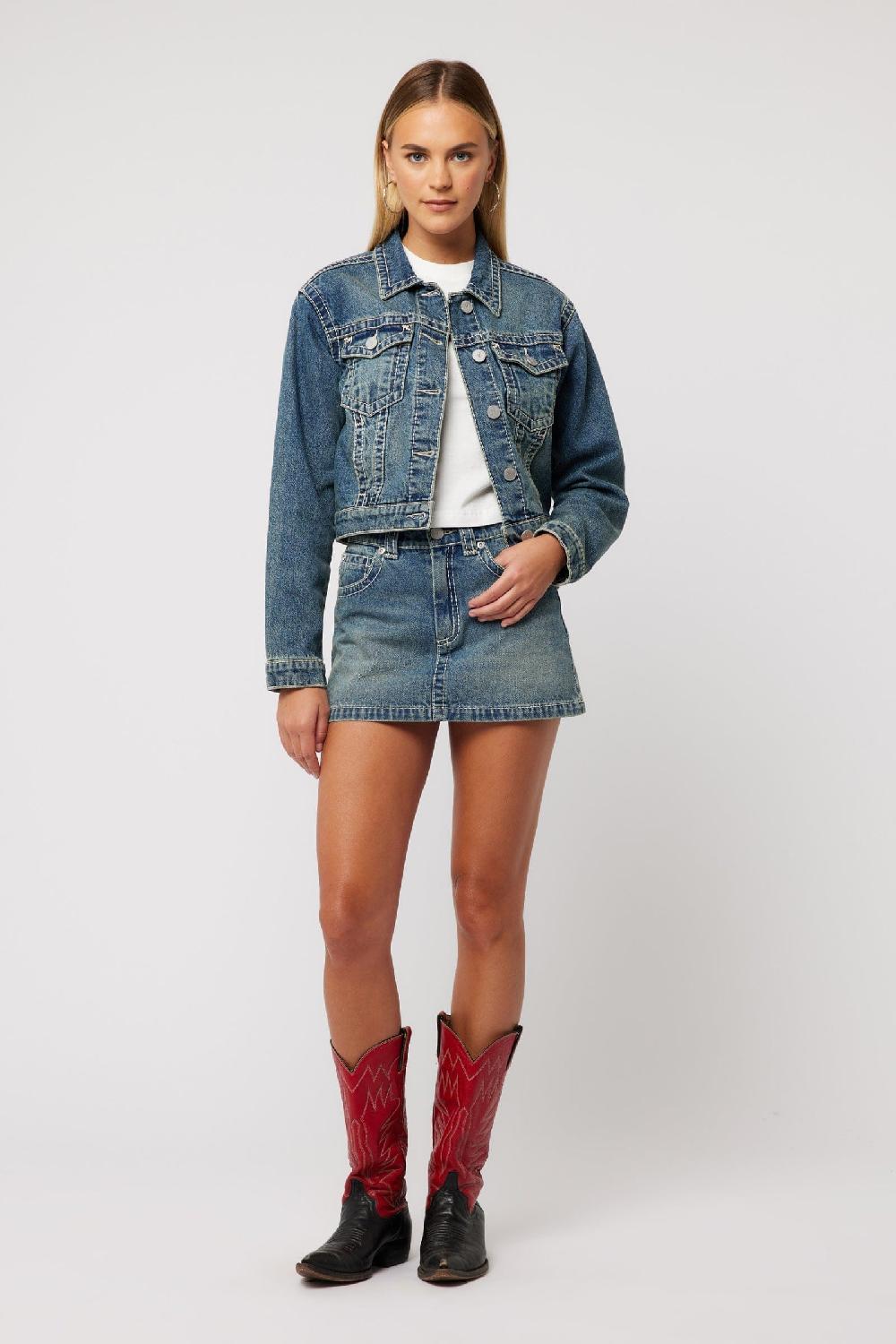 Abrand Denim Jacket Amber