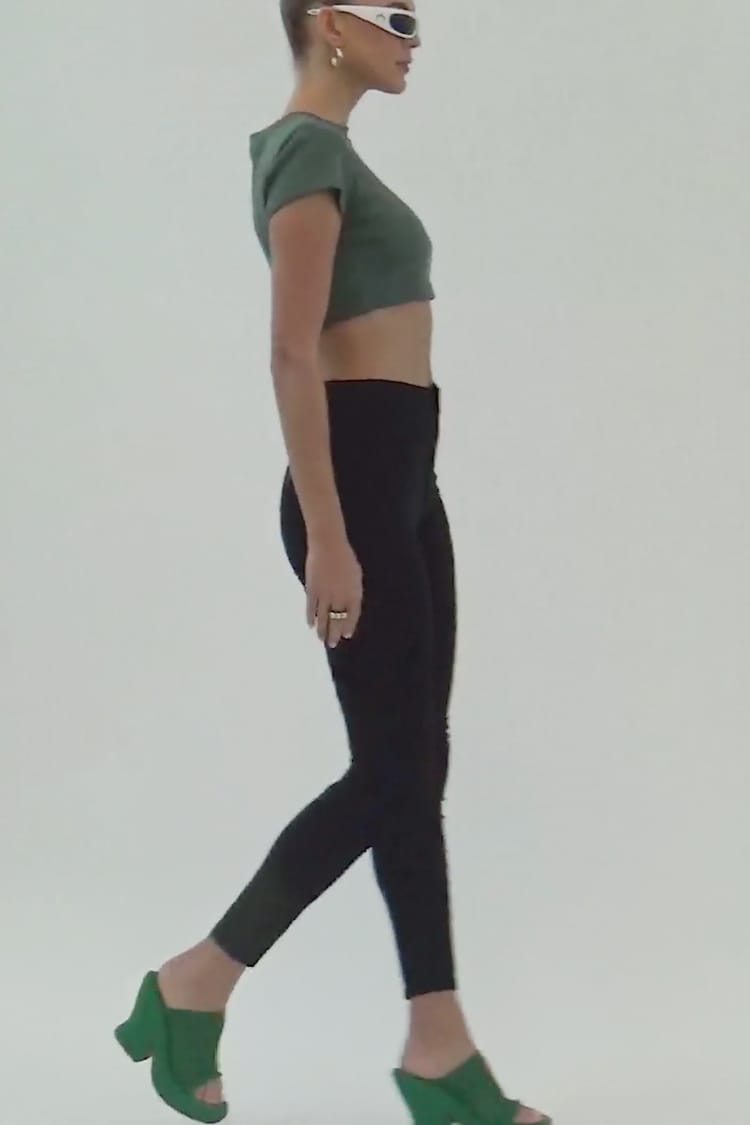 Abrand High Skinny Ankle Basher Black Magic