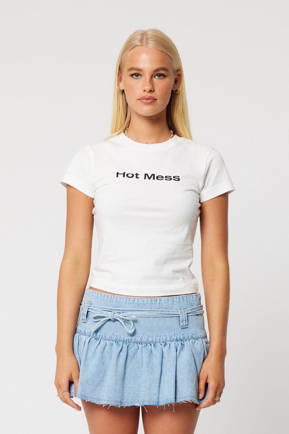 Abrand Nepo Baby Tee Hot Mess