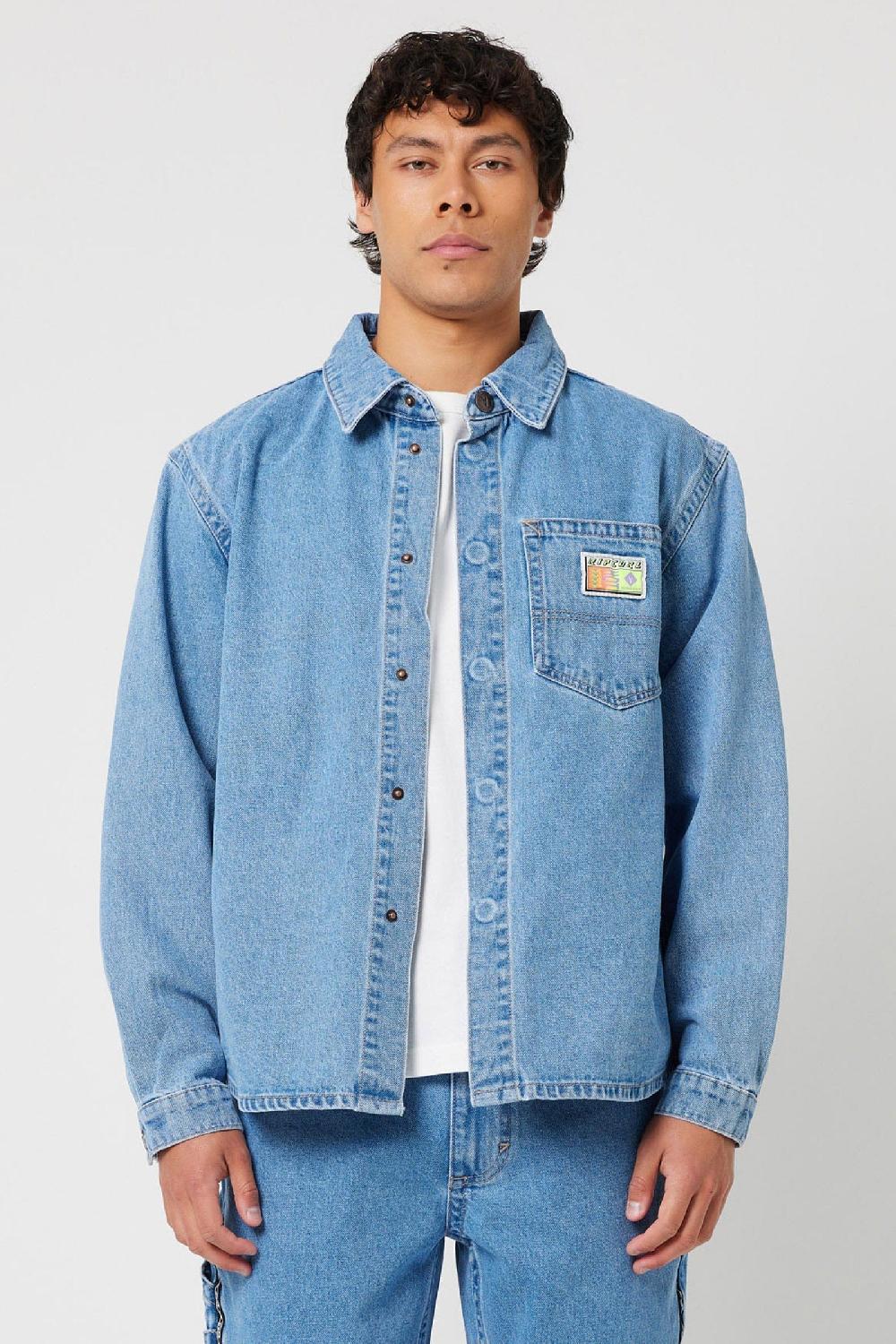 Abrand Rip Curl A5 Shacket Larry Tape