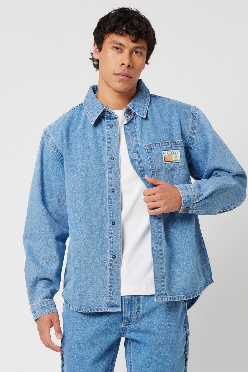 Abrand Rip Curl A5 Shacket Larry Tape