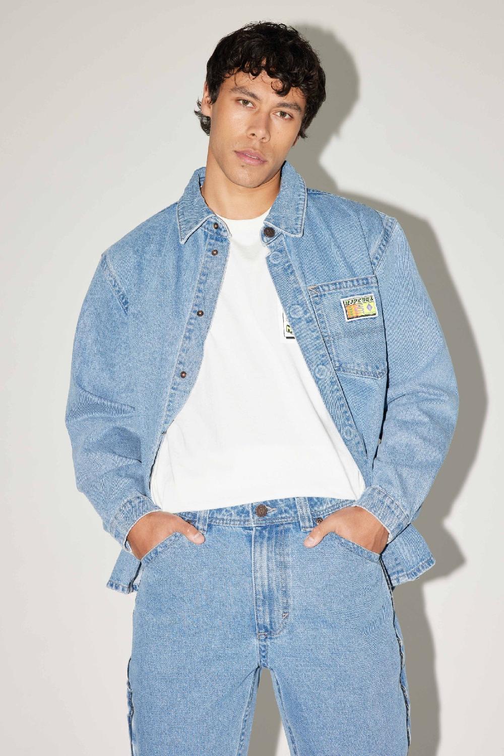 abrand Rip Curl A5 Shacket Larry Tape