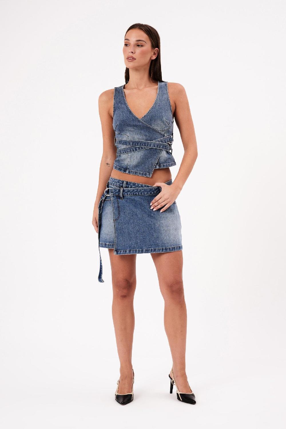 Abrand Wrap Skirt - Dalia