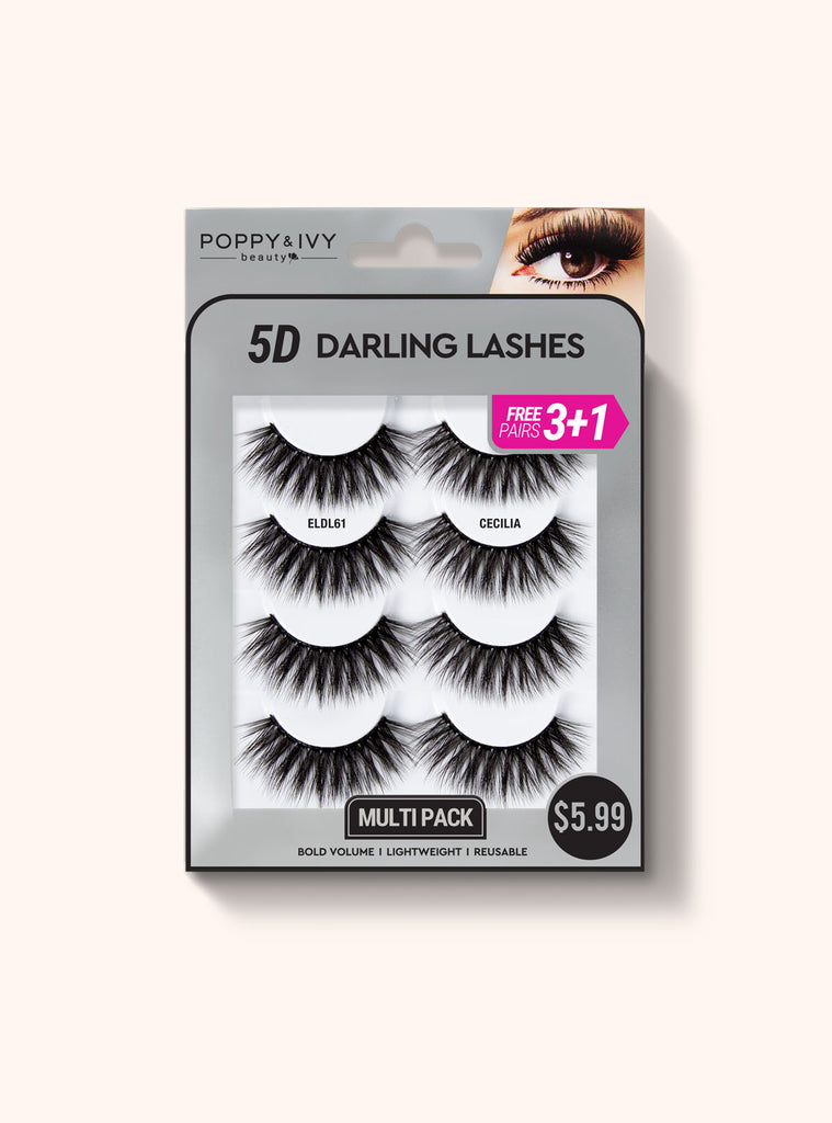 absolute new york 5D Darling Lashes - 4 Pairs