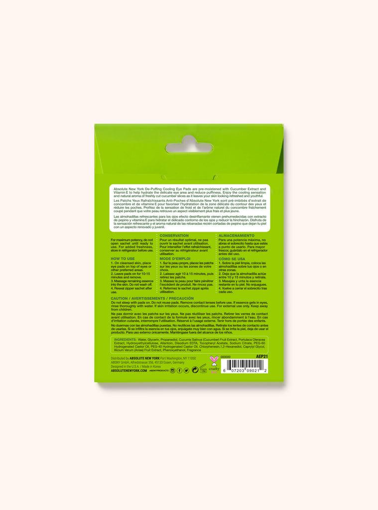 Absolute New York Depuffing Cooling Eye Pads