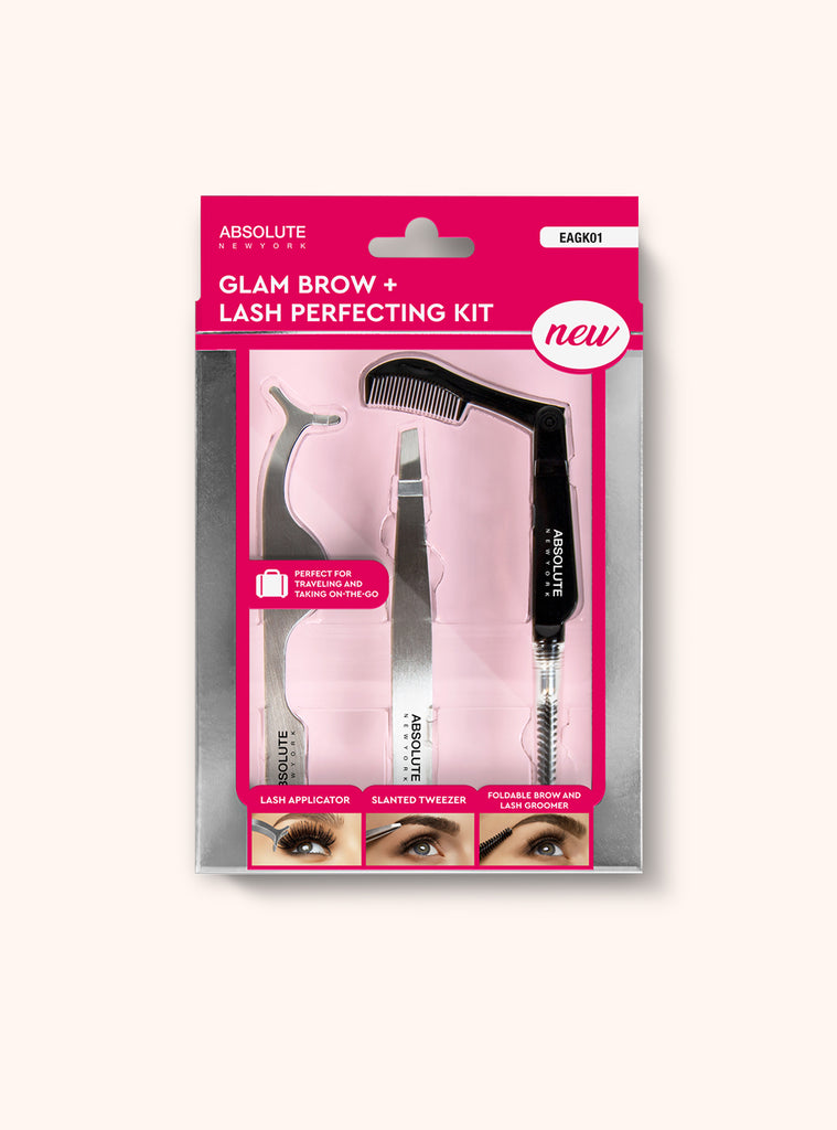 absolute new york Glam Brow + Lash Perfecting Kit