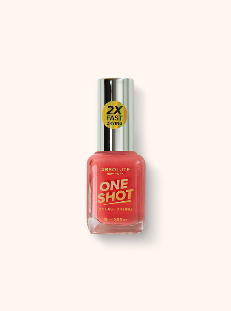 absolute new york One Shot Nail Polish - Hot Coral