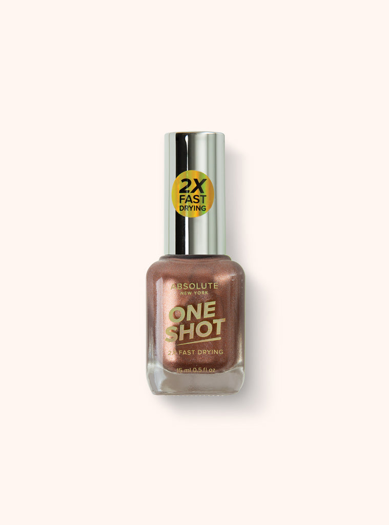absolute new york One Shot Nail Polish - Silk Beige