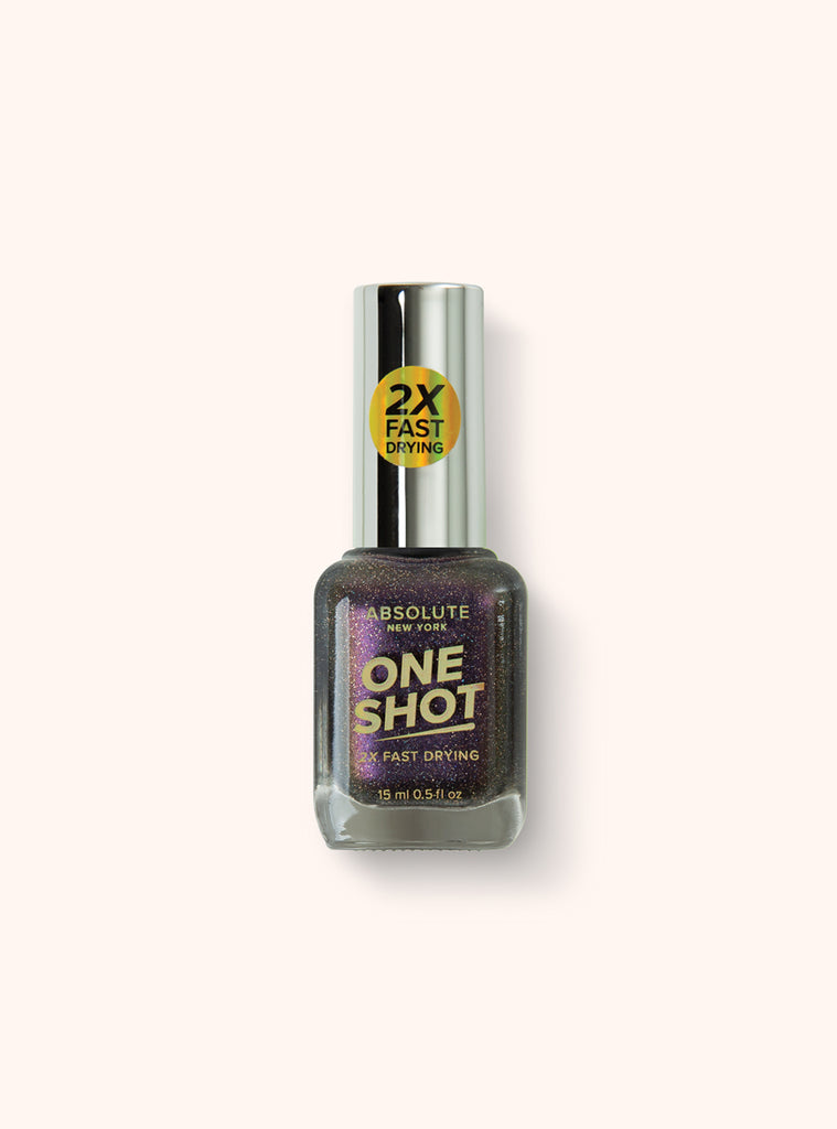 absolute new york One Shot Nail Polish - Silk Purple
