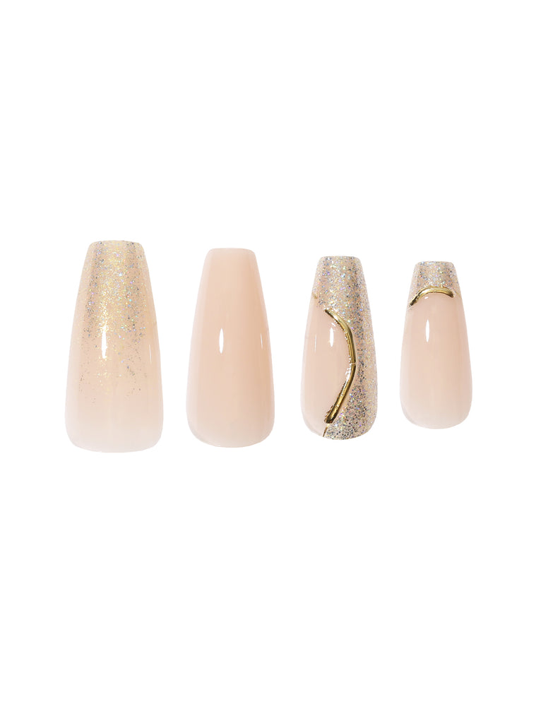 Absolute New York NTCT01 Couture Press On Nails - Coffin Long