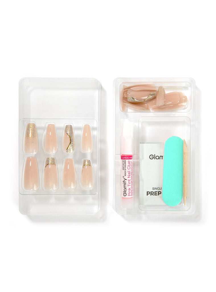 Absolute New York NTCT01 Couture Press On Nails - Coffin Long