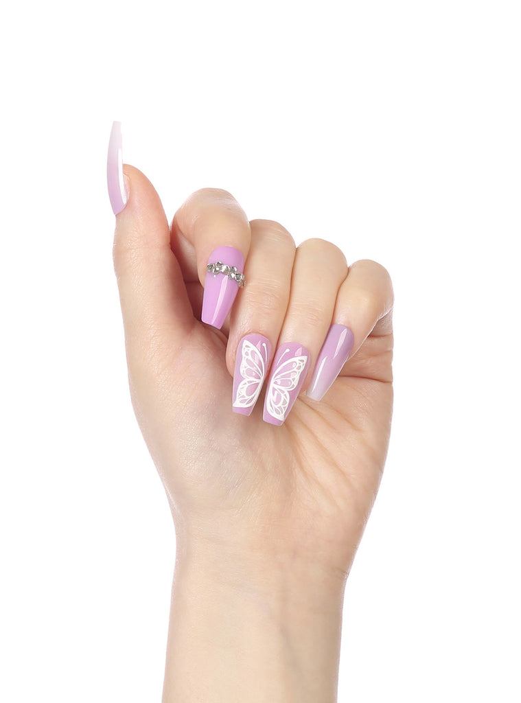 Absolute New York NTCT06 Couture Press On Nails - Coffin Long