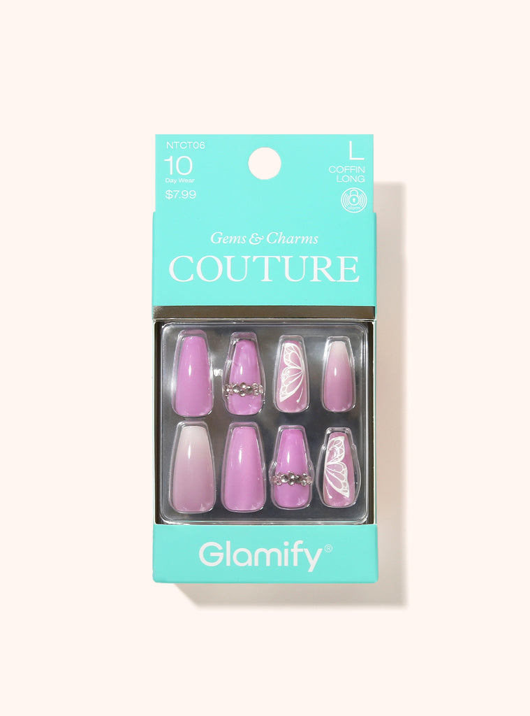 absolute new york NTCT06 Couture Press On Nails - Coffin Long