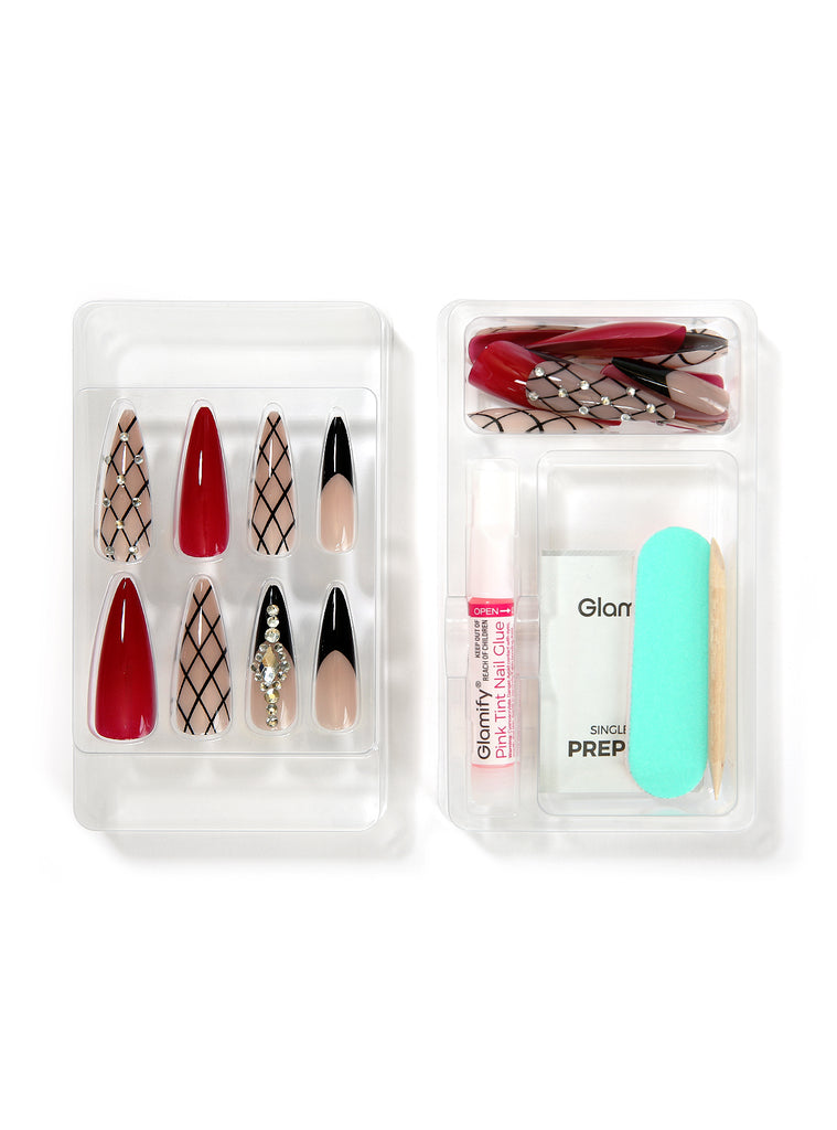 Absolute New York NTCT07 Couture Press On Nails - Stiletto X-Long