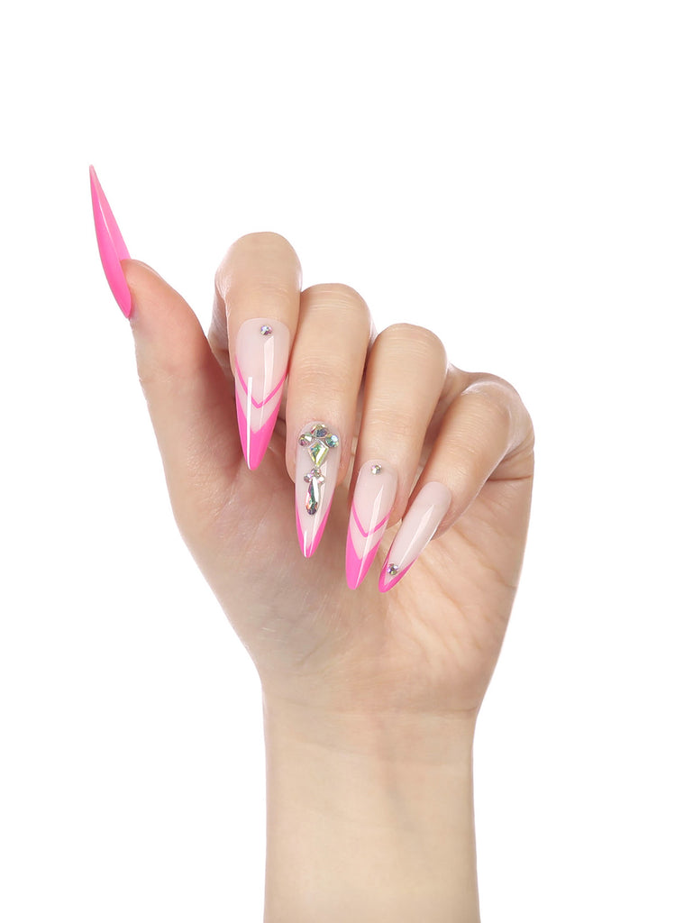 Absolute New York NTCT08 Couture Press On Nails - Stiletto X-Long