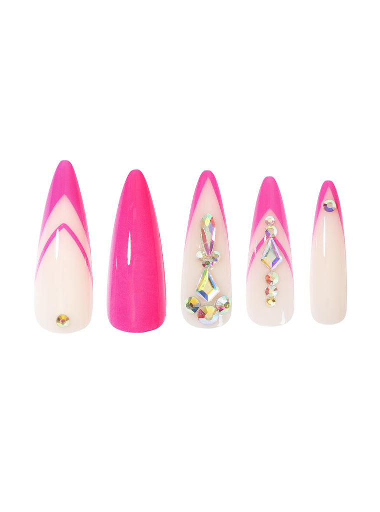 Absolute New York NTCT08 Couture Press On Nails - Stiletto X-Long