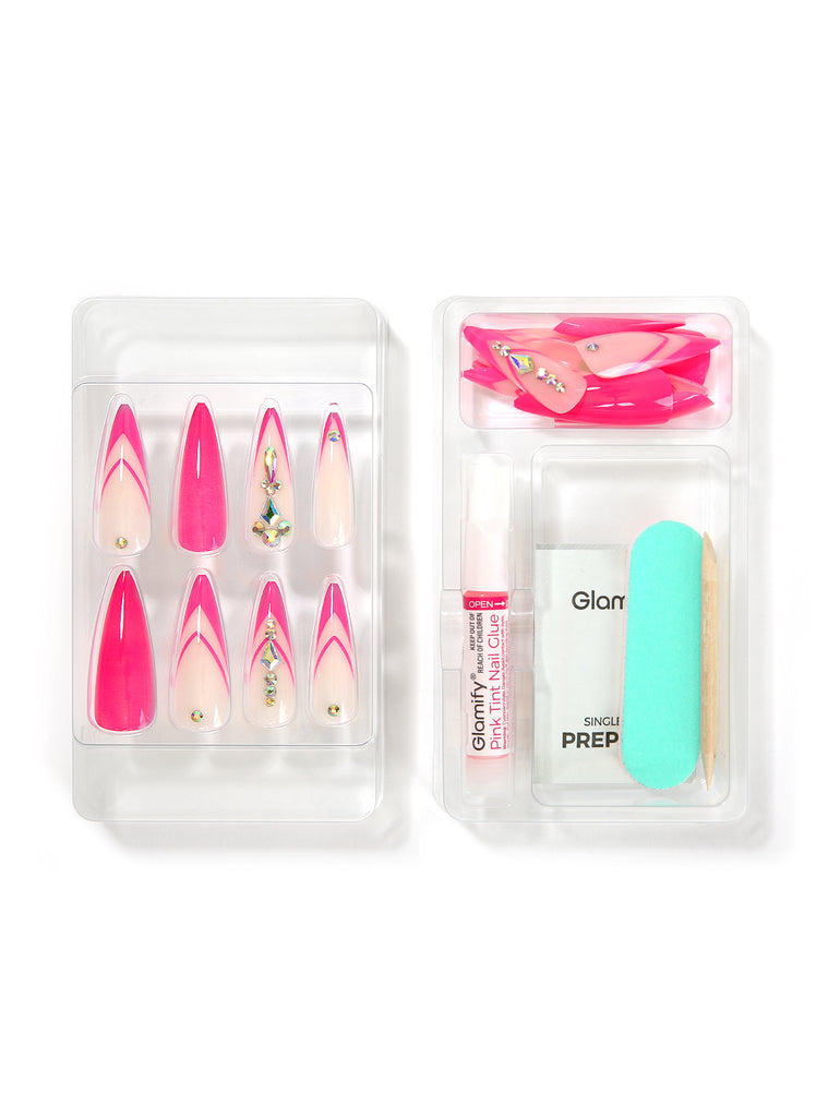 Absolute New York NTCT08 Couture Press On Nails - Stiletto X-Long