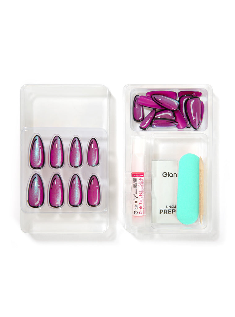 Absolute New York NTCW01 Clawtoon Press On Nails - Almond Long