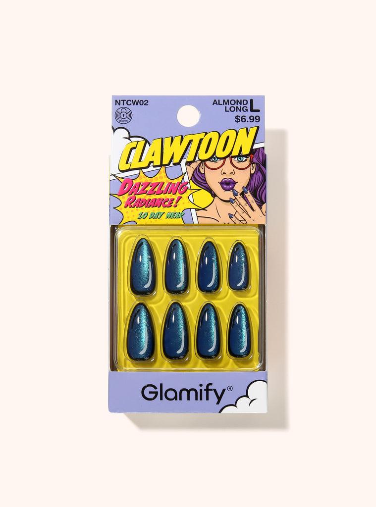absolute new york NTCW02 Clawtoon Press On Nails - Almond Long