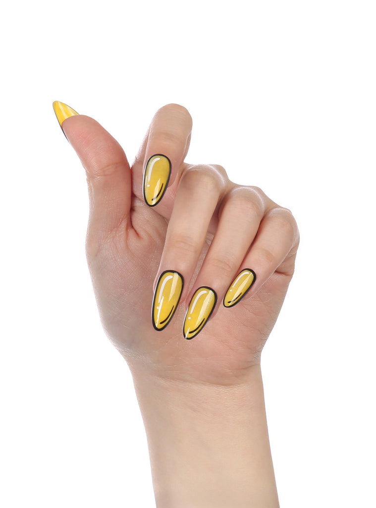 Absolute New York NTCW05 Clawtoon Press On Nails - Almond Long