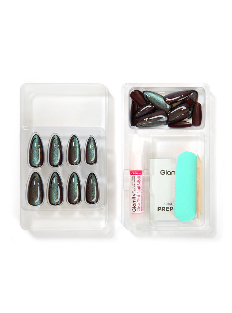 Absolute New York NTCW06 Clawtoon Press On Nails - Almond Long