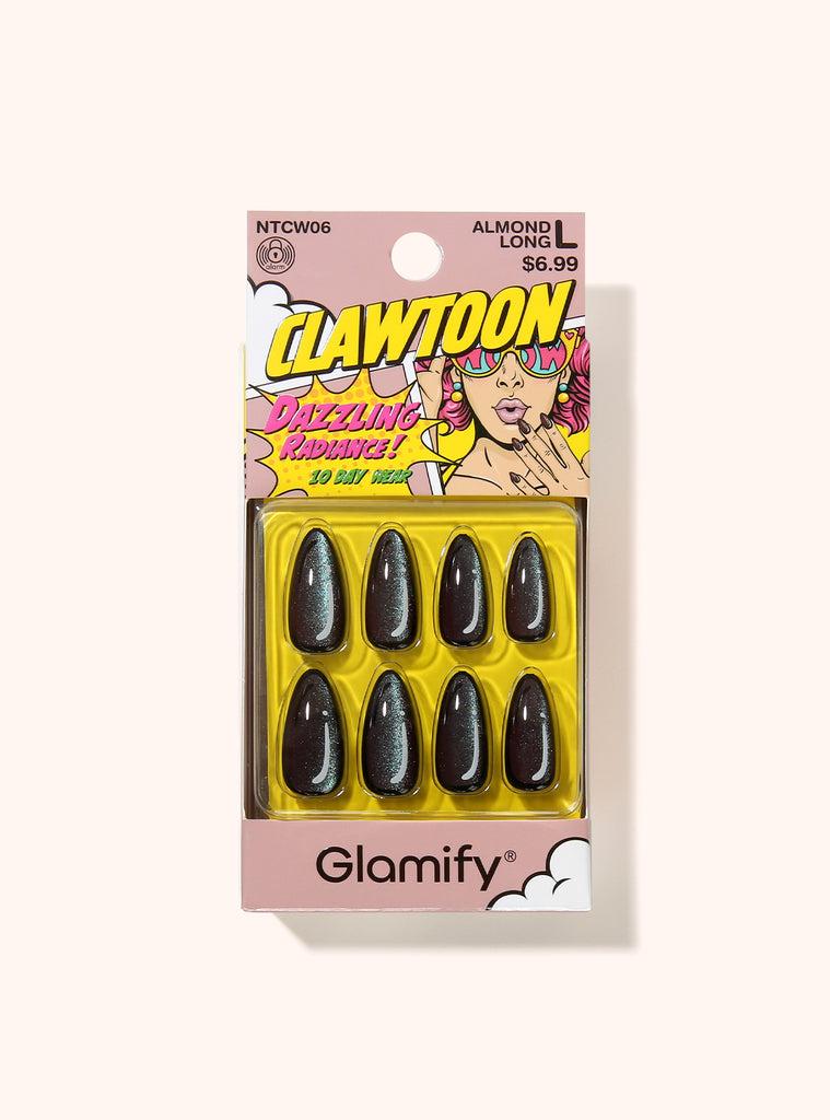 absolute new york NTCW06 Clawtoon Press On Nails - Almond Long