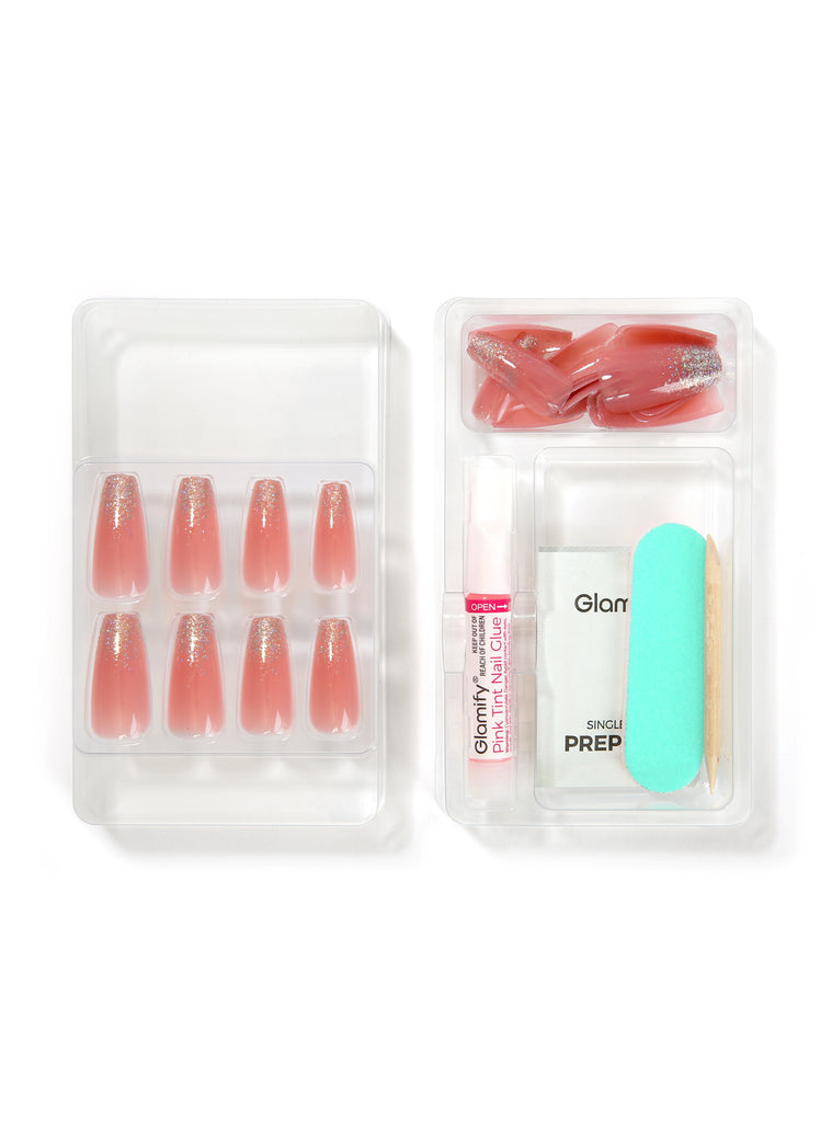 Absolute New York NTFC01 French Chic Press On Nails - Coffin Long