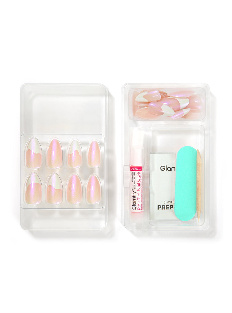 Absolute New York NTFC04 French Chic Press On Nails - Almond Medium