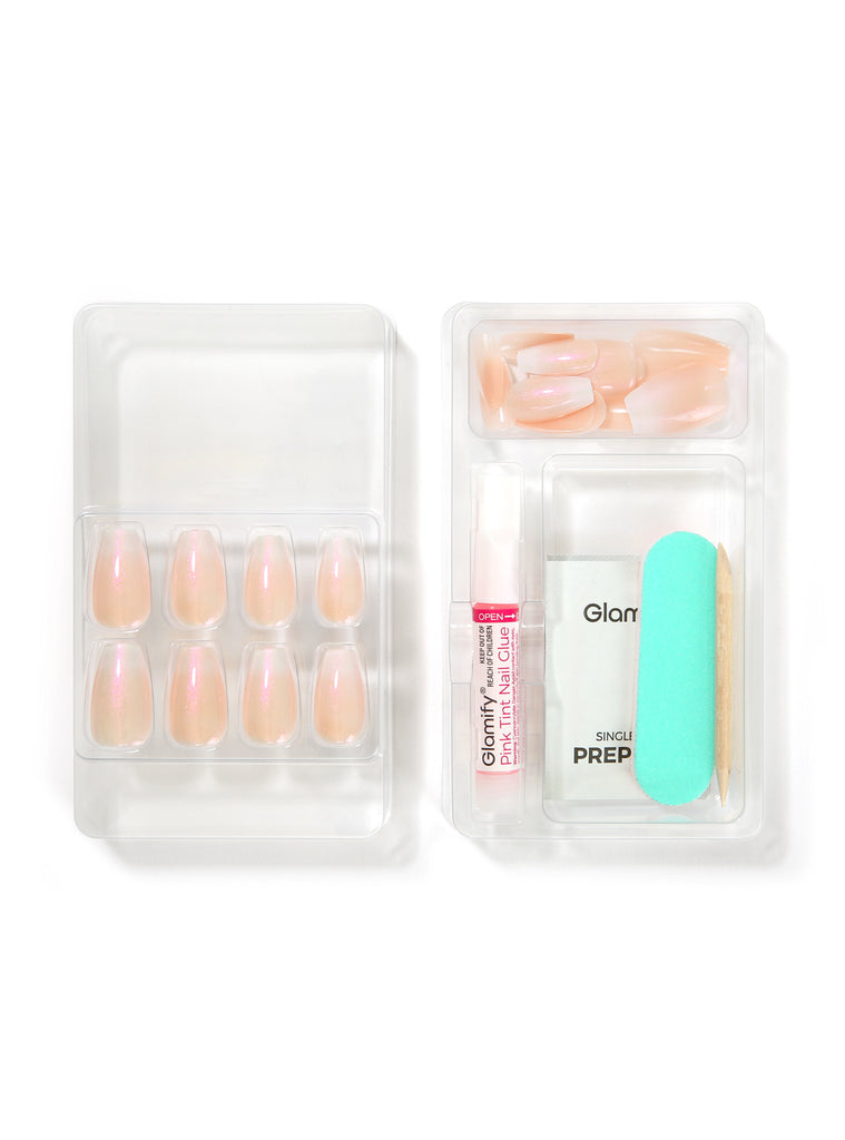 Absolute New York NTFC05 French Chic Press On Nails - Coffin Medium