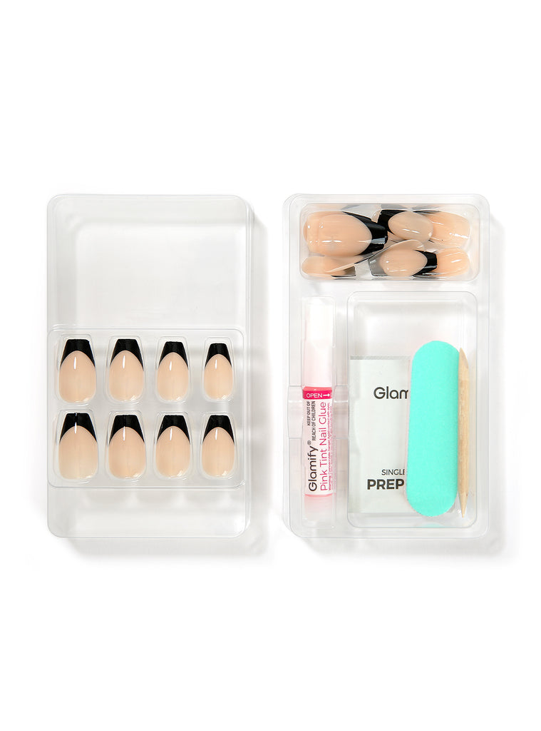 Absolute New York NTFC06 French Chic Press On Nails - Coffin Medium