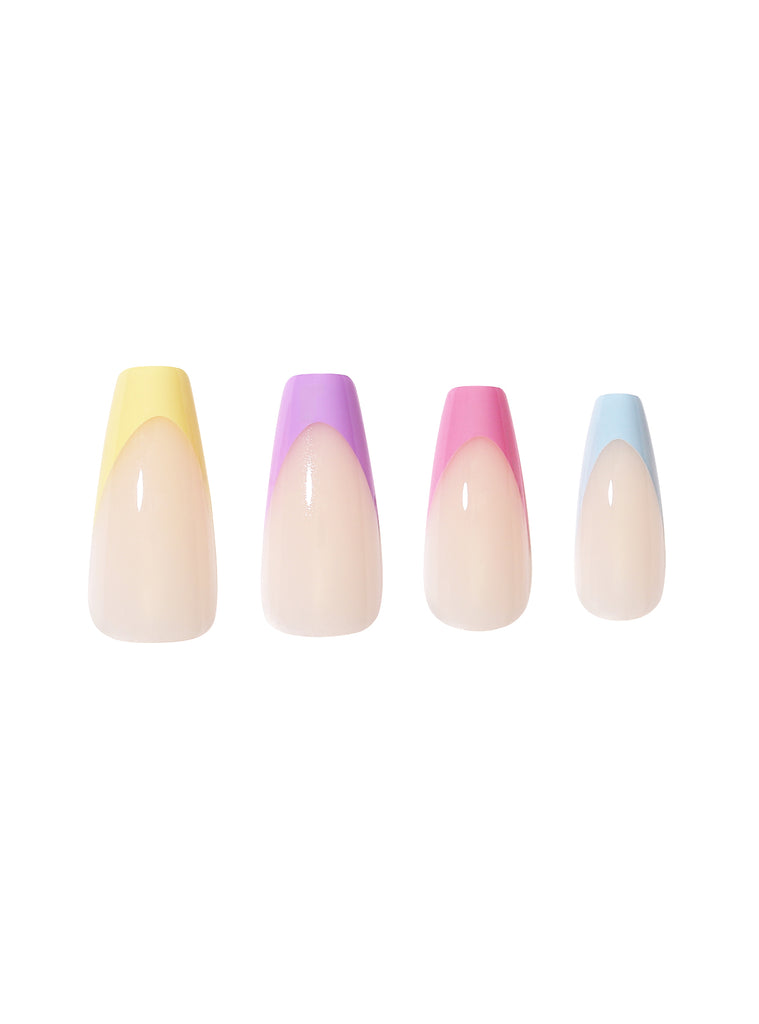 Absolute New York NTFC08 French Chic Press On Nails - Coffin Long