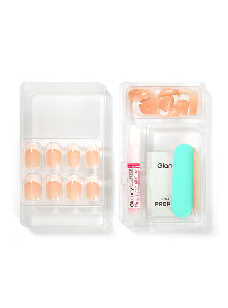 Absolute New York NTIF01 Iconic French Press On Nails - Square Medium