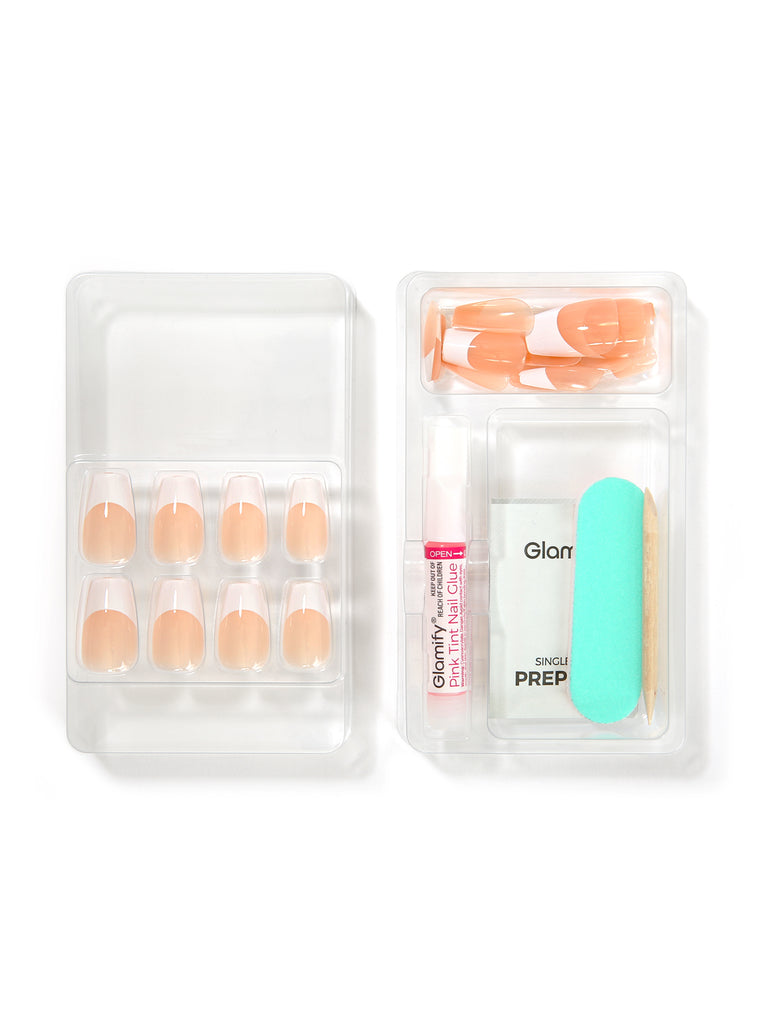 Absolute New York NTIF02 Iconic French Press On Nails - Coffin Medium