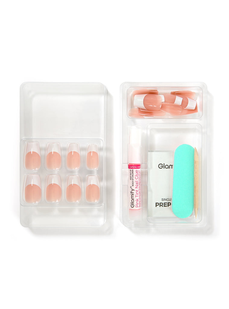 Absolute New York NTIF06 Iconic French Press On Nails - Coffin Medium