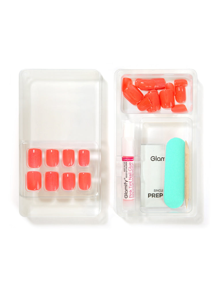 Absolute New York NTME01 Mesmerize Deluxe Press On Nails - Square Short